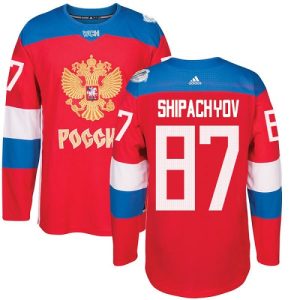 Herren Team Russland #87 Vadim Shipachyov Authentic Rot Auswärts 2016 World Cup